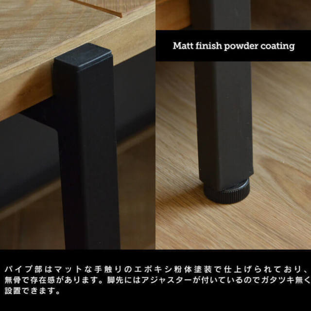 Kaleido（カレイド）  古材風5段ラック 幅90cmタイプ