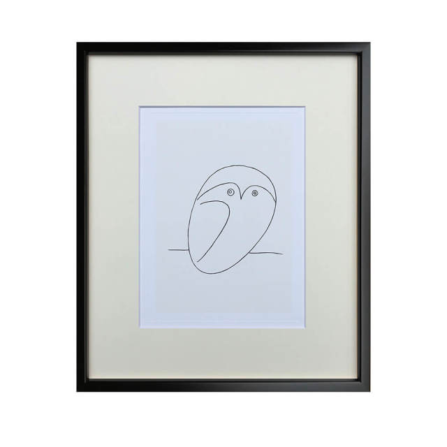 パブロ・ピカソ（Pablo Picasso）、Owl、希少な画集より Pablo Picasso（パブロ ピカソ） Le hibou アートポスター