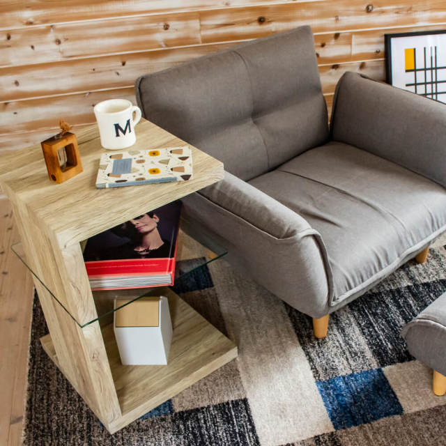 Yumo(ユウモ)　木製コンパクトダストボックス