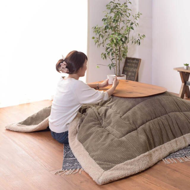 Worm（ウーム） 薄掛けこたつ布団 正方形タイプ