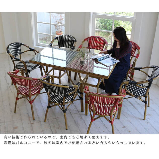 Theehuis（テーホイス） スクエアテーブル3点セット