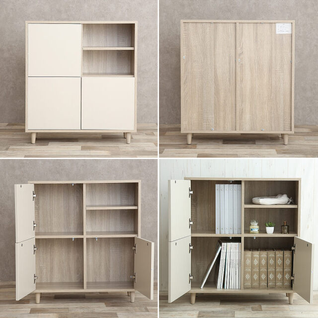 Rine（リイネ） バイカラーキャビネット