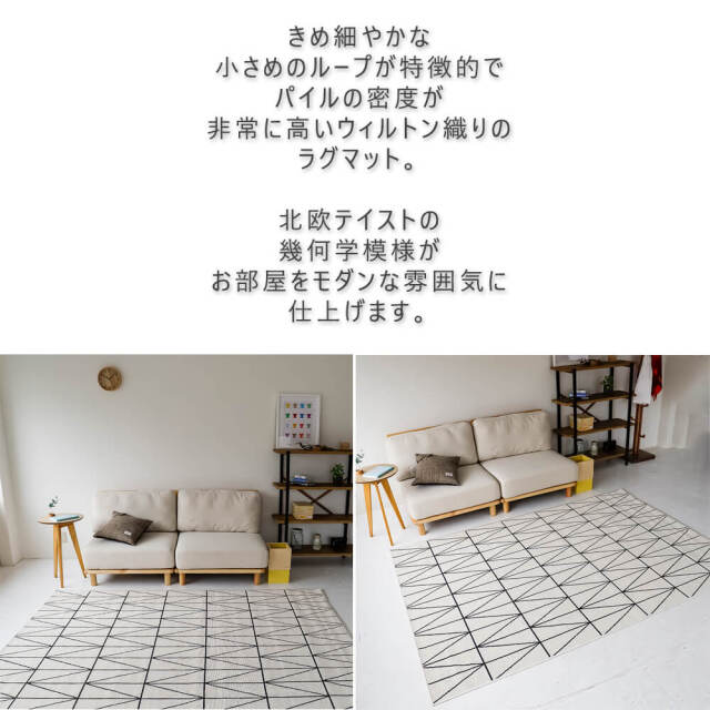 Neo（ネオ） ウィルトン織ラグマット