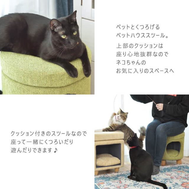 Libre（リーブル）ペットスツール　ラウンド