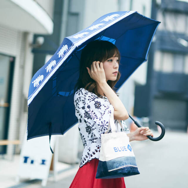 Paraplu（パラプル）　晴雨兼用　逆さに開く2重傘