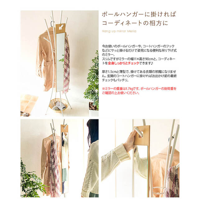 Mimicry(ミミクリー)  吊り下げスリムミラー