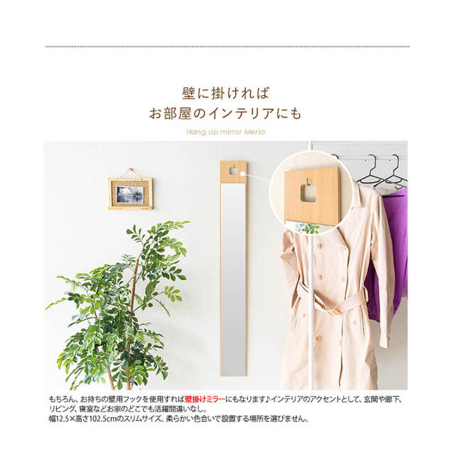 Mimicry(ミミクリー)  吊り下げスリムミラー