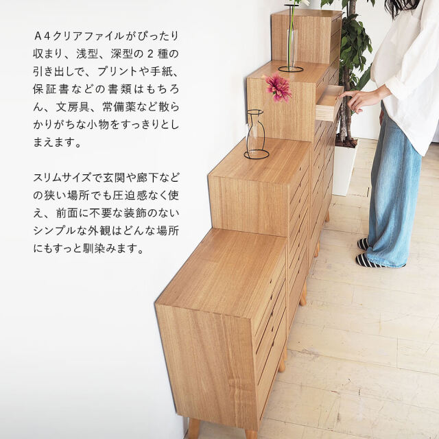 Laps（ラップス） 多段収納チェスト 5段タイプ
