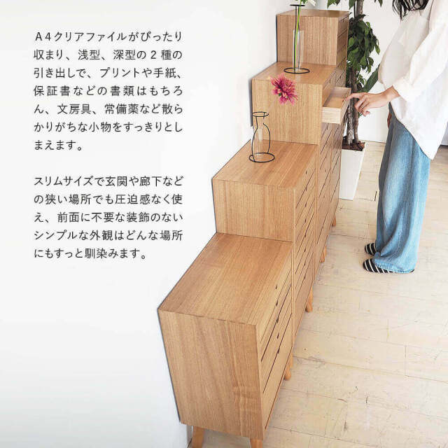 Laps（ラップス） 多段収納チェスト 13段タイプ