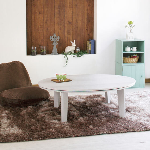 Garza(ガルサ)　カジュアルこたつ楕円　幅105cm