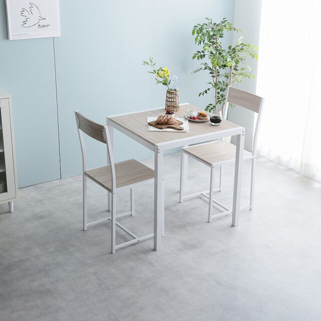 Leeds（リーズ） 正方形ダイニング3点セット