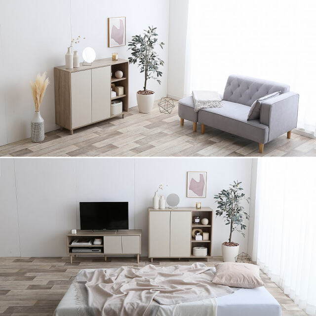 Rine（リイネ） バイカラーキャビネット