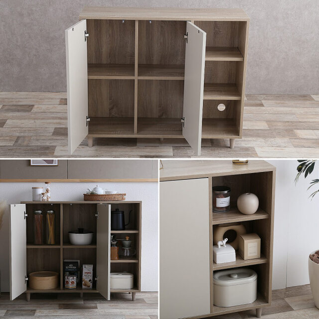 Rine（リイネ） バイカラーキャビネット