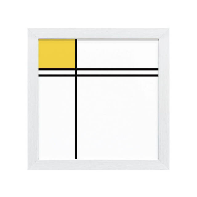ピエトモンドリアン⁂北欧ポスターアートフレーム付き Piet Mondrian（ピエト モンドリアン）赤・黄・青のコン