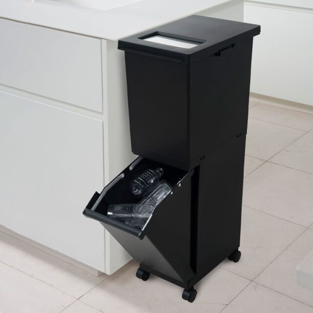 UNEED（ユニード） スリムペール2段 55L 2個セット UNEED（ユニード） スリムペール2段 36L