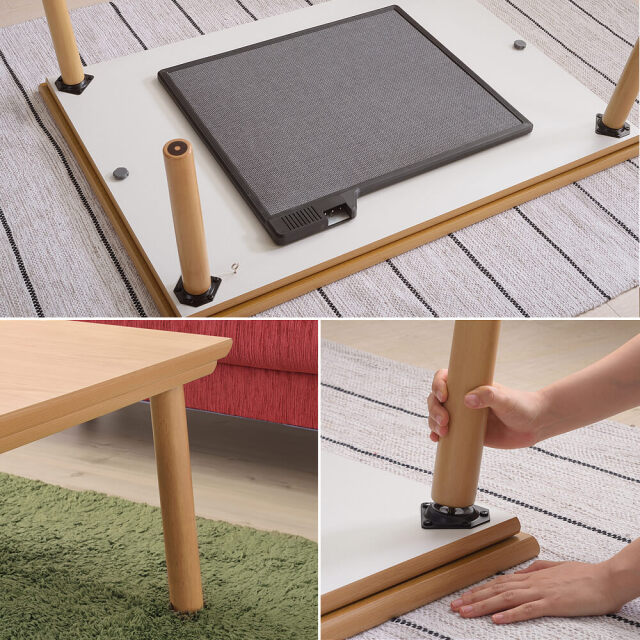 ひかり様専用】MARUSYOU こたつテーブル ナチュラル 55cm