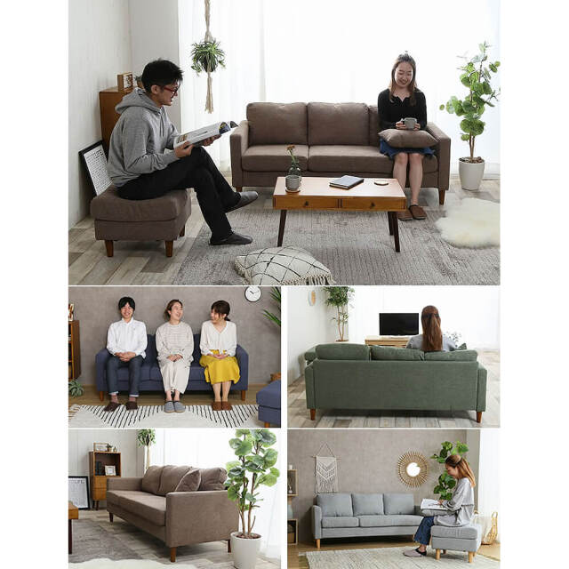 都内23区送料無料✨ケユカ✨3人掛けカウチソファ 都内23区送料無料✨ケユカ✨3人掛けカウチソファ