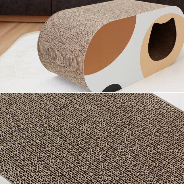 Catlett（カトレット）段ボール爪とぎ オーバル型