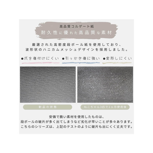 Catlett（カトレット）段ボール爪とぎ オーバル型