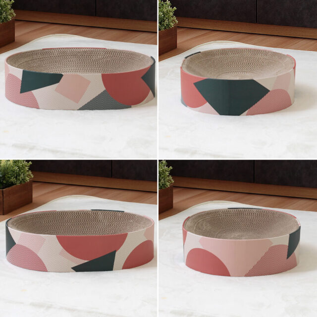 Catlett（カトレット）段ボール爪とぎ ポップ型