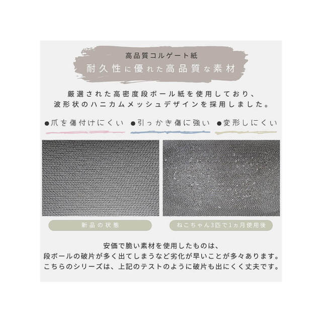 Catlett（カトレット）段ボール爪とぎ ポップ型