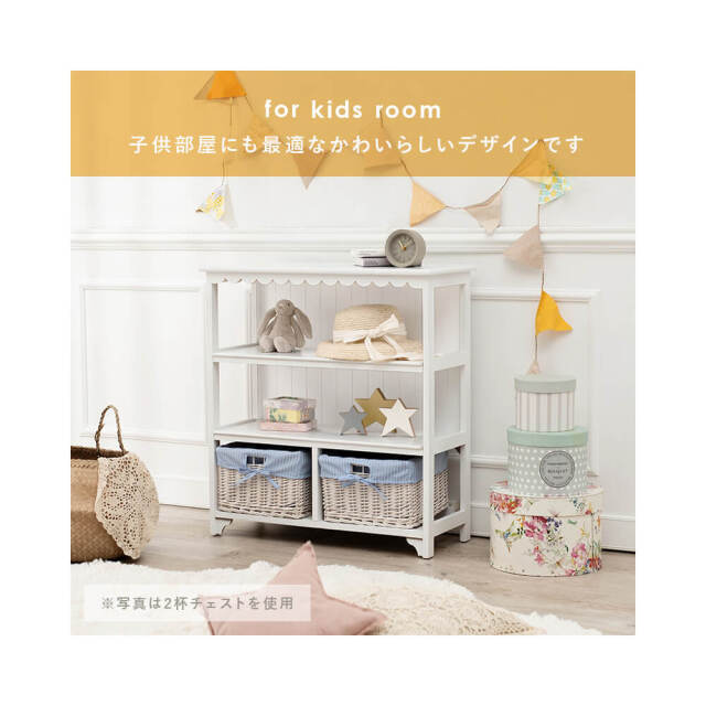 Prom（プロム）キャビネット70cm バスケット4つセット