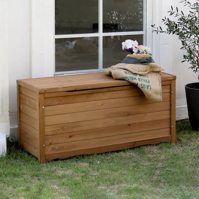 Arbre（アルブル）　木製ボックスベンチ L