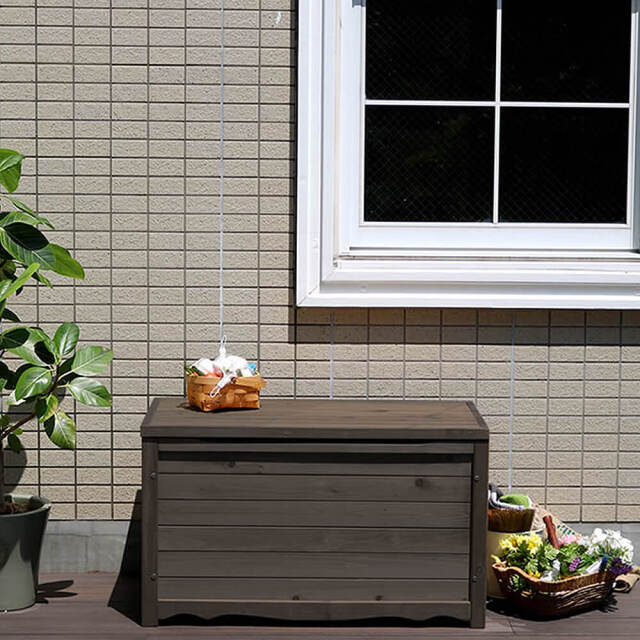Arbre（アルブル）　木製ボックスベンチ M