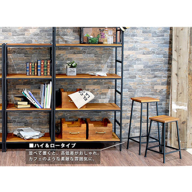 Ivaru（イヴァル）天然木製スツール　ロータイプ