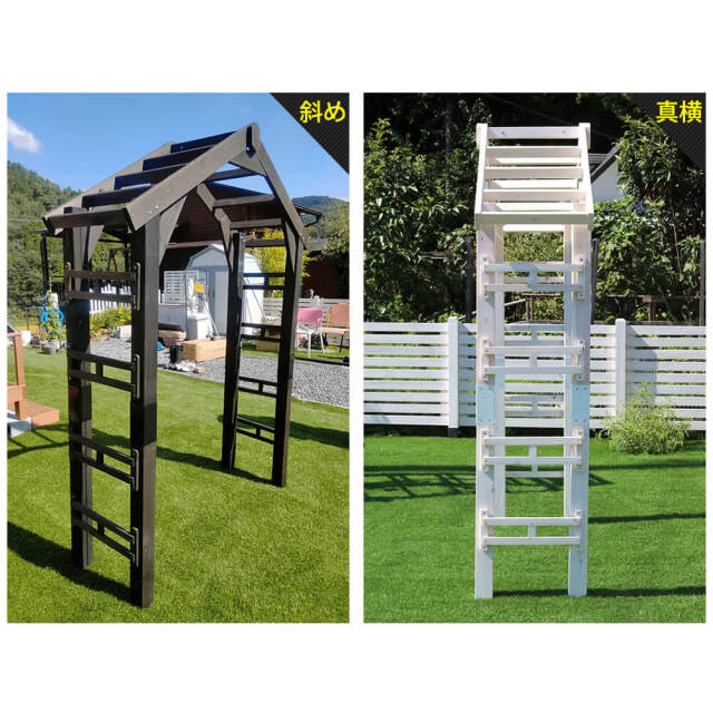 WOOD CHURCH（ウッドチャーチ）天然木製三角アーチ＆金具セット