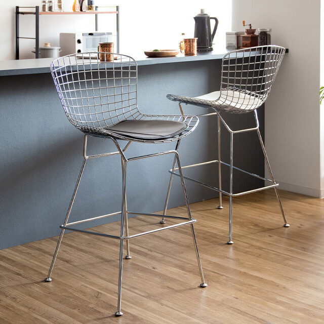 Harry Bertoia（ハリー・ベルトイア）ワイヤーハイスツール