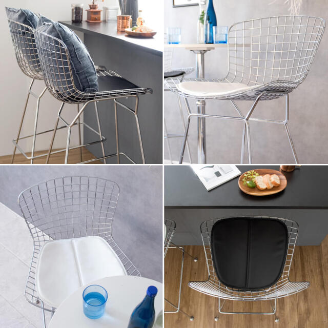 Harry Bertoia（ハリー・ベルトイア）ワイヤーハイスツール