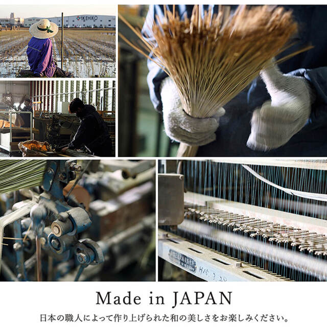 Levin（レヴィン）国産い草ラグ 191×191cm