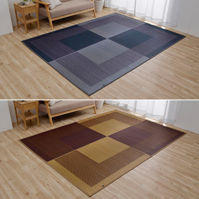 Morning（モーニング）国産い草ラグ 191×250cm