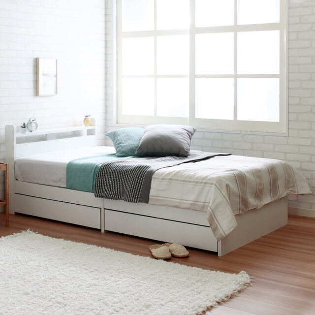 Stina（スティナ）ショートベッド　フレームのみ　シングル