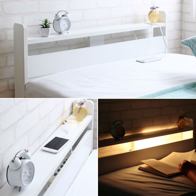 Stina（スティナ）ショートベッド　フレームのみ　シングル