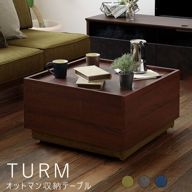 TURM（トゥルム）オットマン収納テーブル