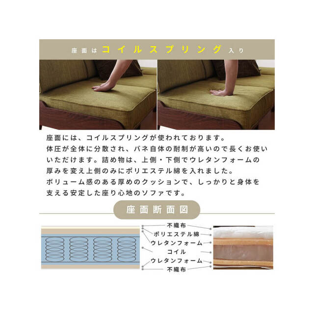 TURM（トゥルム）ソファ＆オットマン収納テーブルセット