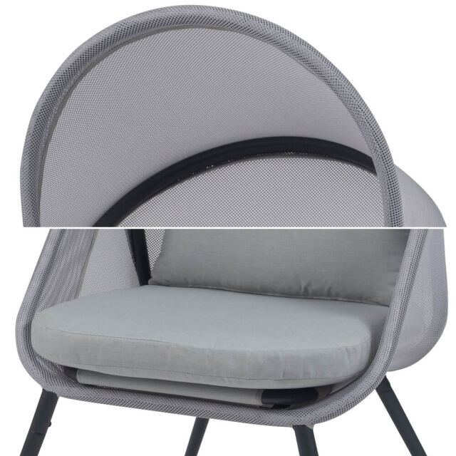 折り畳み式ルーフフォールディングチェア 椅子 メッシュ 日除け（1383