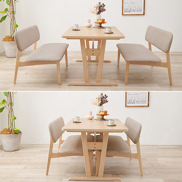 Pasc（パスク）ダイニング３点セット