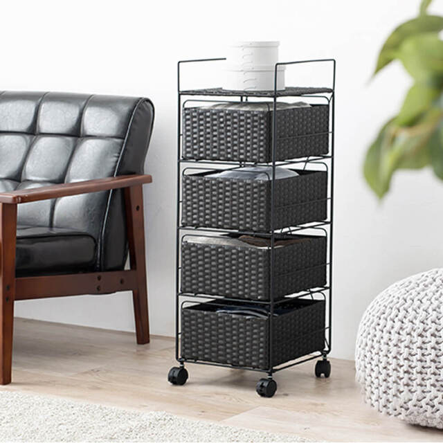 Rione（リオーネ）4段ランドリー　幅30cm