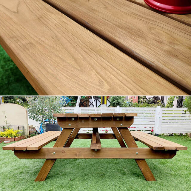 Peper（ペパー）国産ひのきピクニックテーブル　未塗装