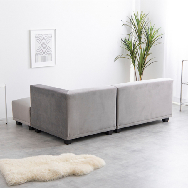 Sellerie (ゼレリ) 2人掛けソファ+オットマン【2点セット】