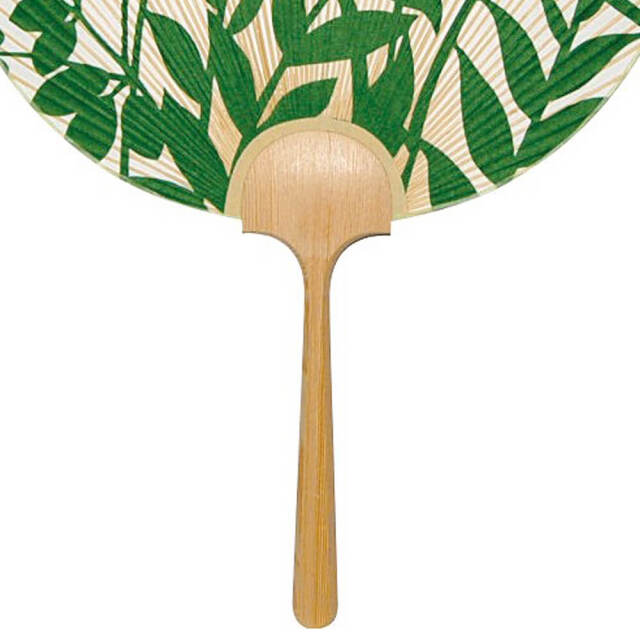 京うちわ すず風（片面透かし）