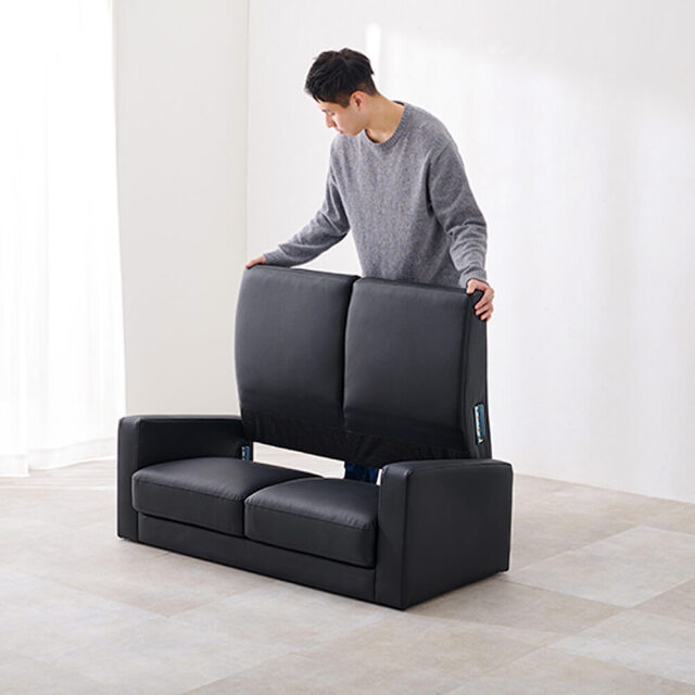 Otarie（オタリー） フェイクレザー2人掛けソファー