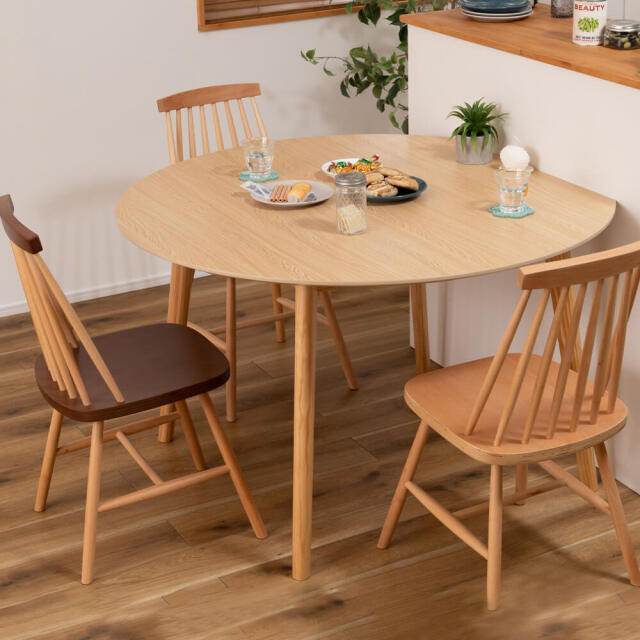 ※ 半円ダイニングテーブル ナチュラル [2069] 半円ダイニングテーブル ナチュラル[2069] 【公式通販】