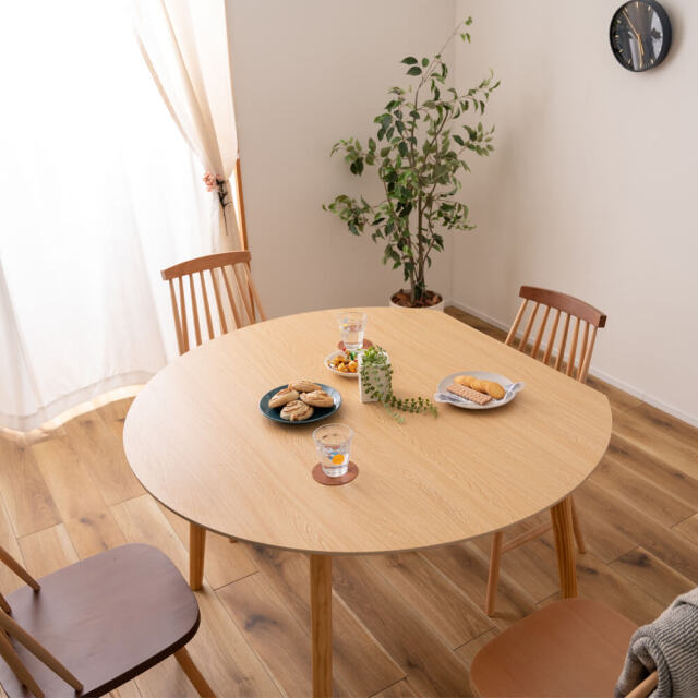 ※ 半円ダイニングテーブル ナチュラル [2069] ☆彡 半円ダイニングテーブル ナチュラル [2069] 【公式通販】