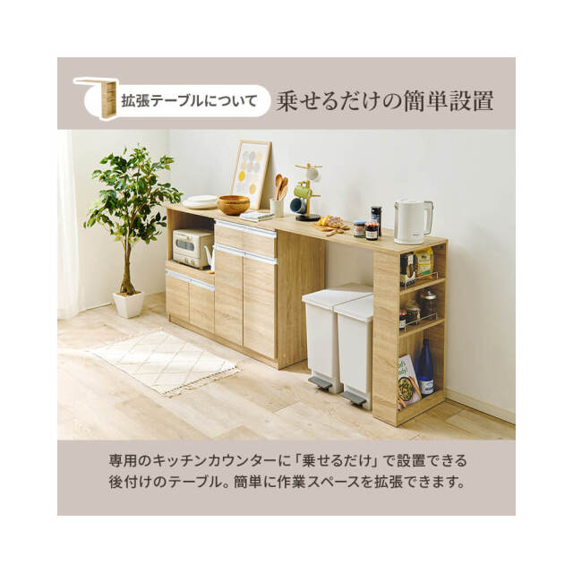 Spinat (シュピナート) 伸縮キッチンカウンター