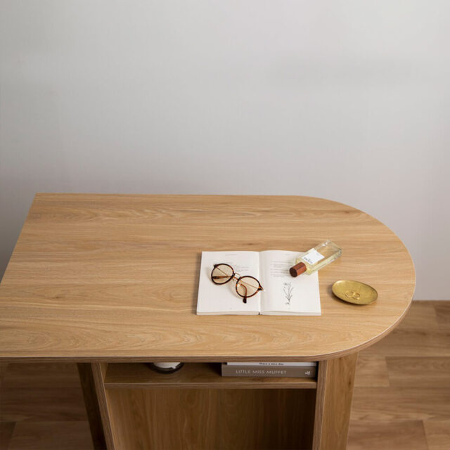 棚付きマルチデスク 【幅90cm】 Harina (アリーナ)