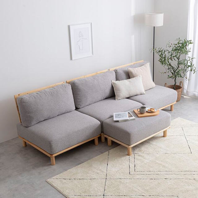 3人掛けソファ　オマケ付き ec-furniture_10001540